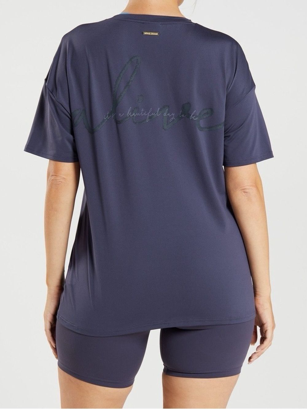 Gymshark x Whitney Simmons Alive Purple Short Sleeve T Shirt Women’s Size Medium
